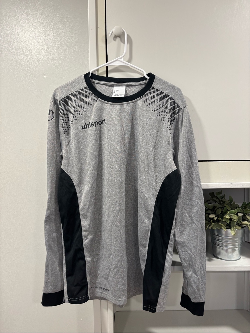 Uhlsport Men's Long Sleeve Grey Goalkeeper Jersey